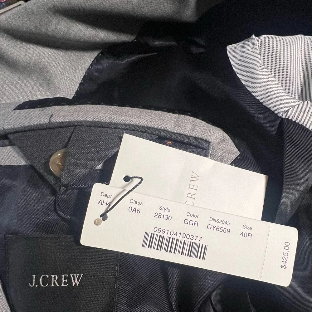 J. Crew Light Gray Men's Blazer